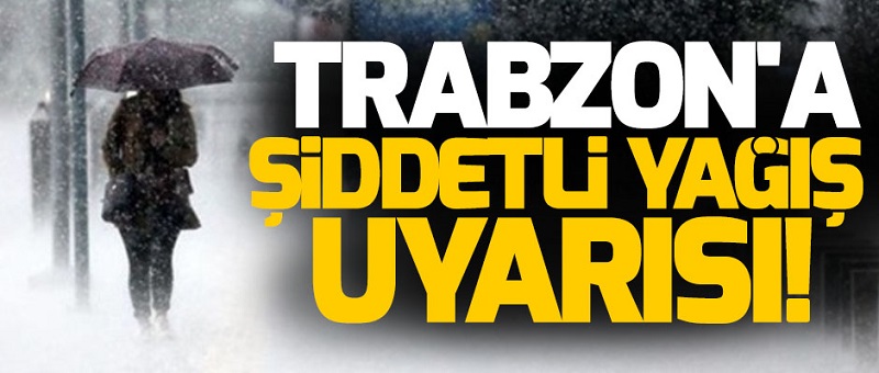 Trabzon Valiliğinden uyarı! Tüm vatandaşlar dikkatli olsun…
