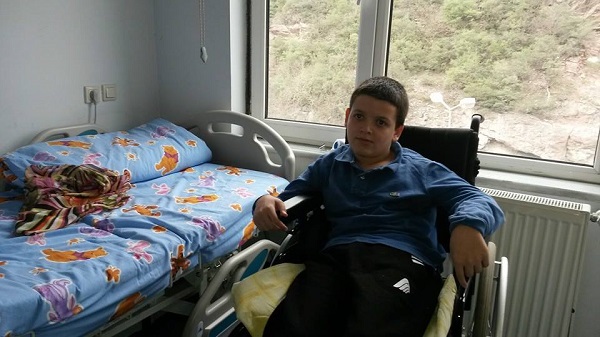 Maçka’da Hastanede Yatıyor